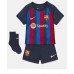 Dres Barcelona Sergio Busquets #5 Domaci za djecu 2022-23 Kratak Rukav (+ kratke hlače)